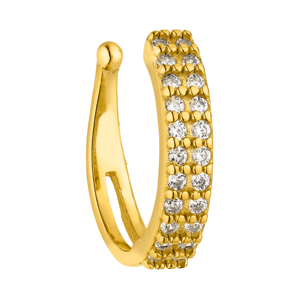 Double Shine Ear Cuff | 925 Echtsilber