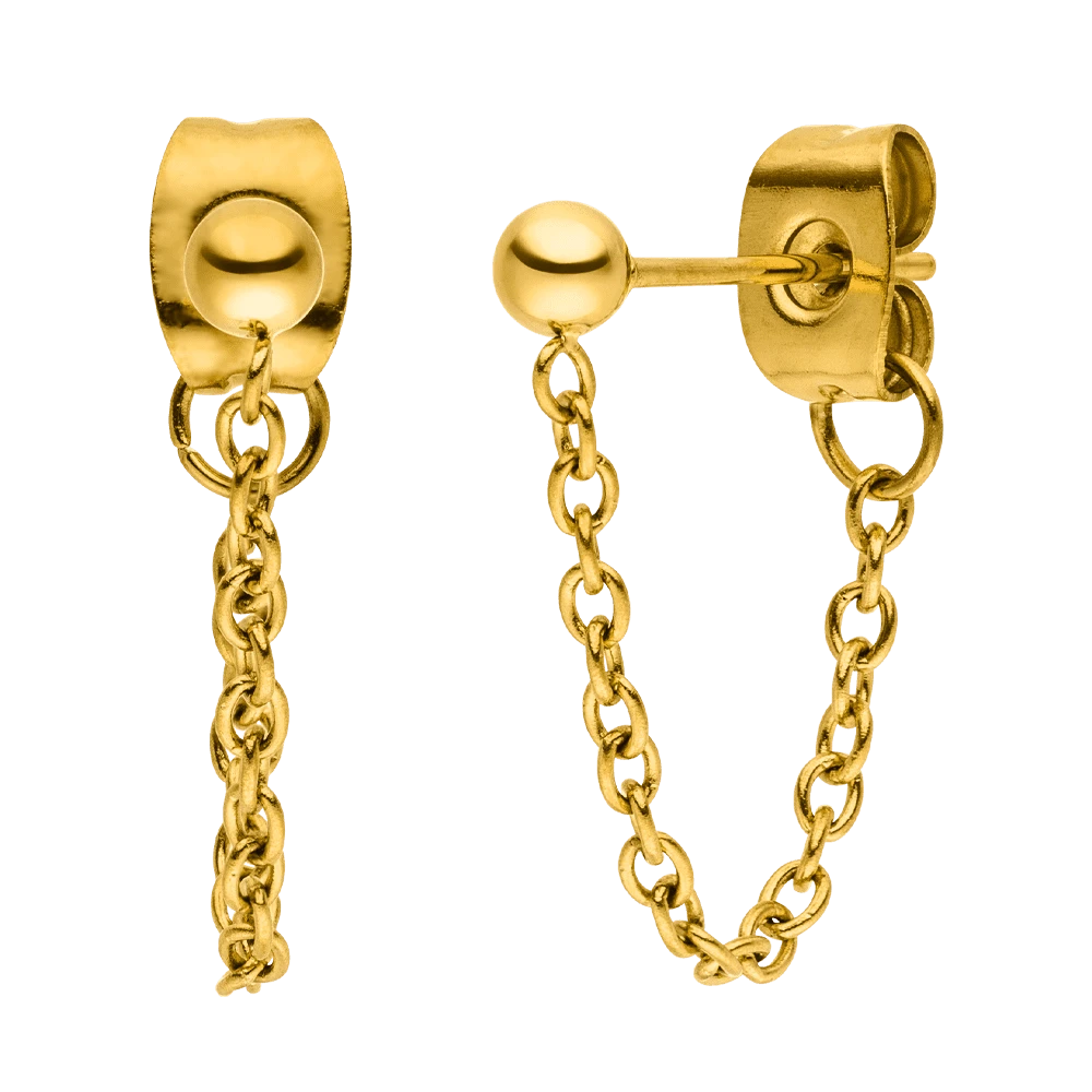 Elena Ohrkette | 18K Vergoldet