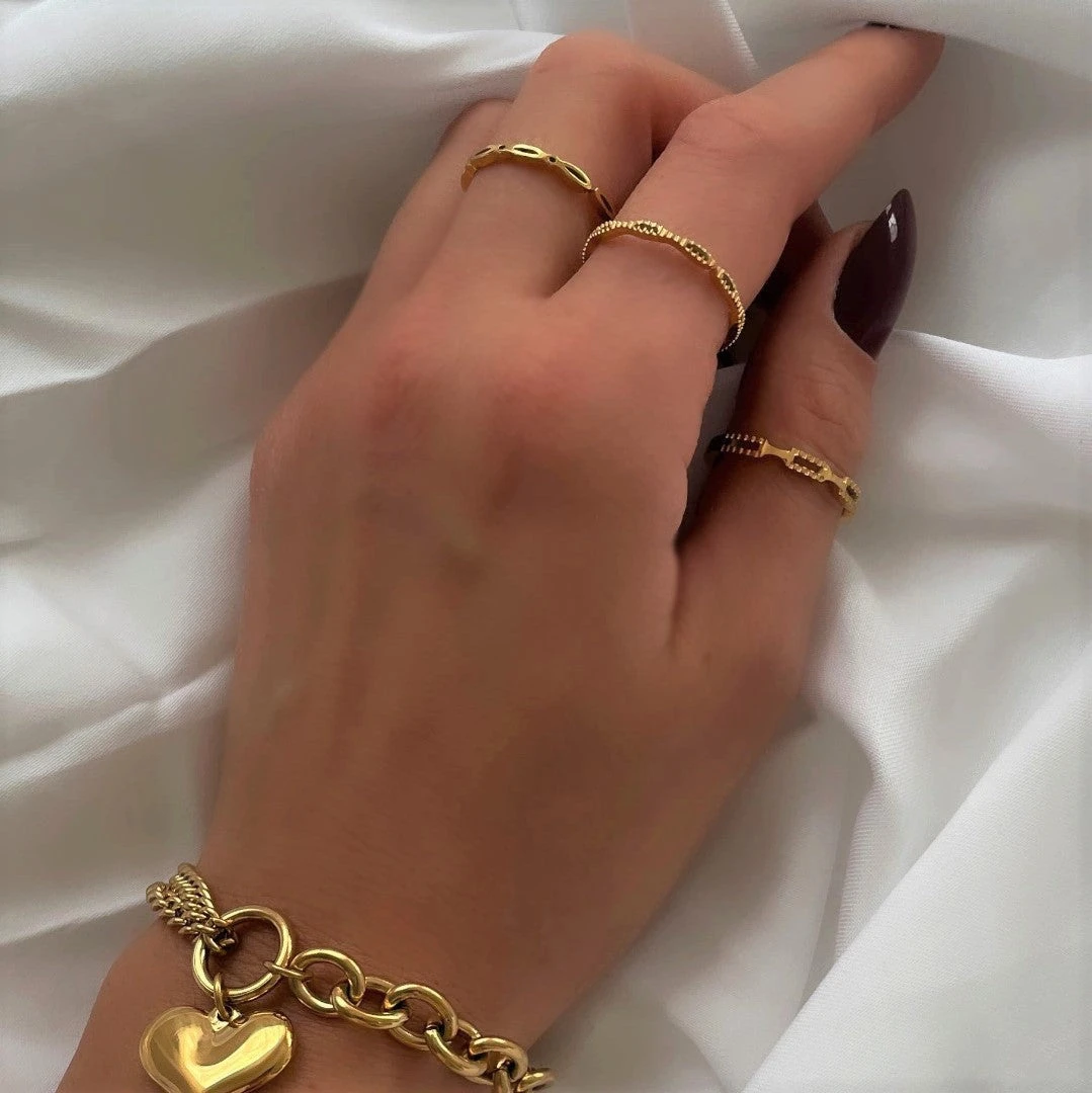 Aurelie Ring | 18K Vergoldet – Bild 2