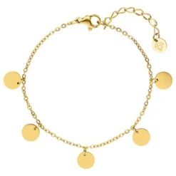 Plate Armband | 18K Vergoldet