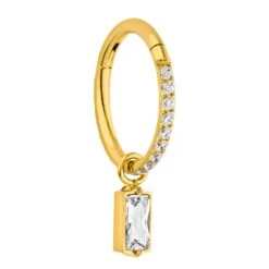 Baguette Clicker Piercing | Chirurgenstahl