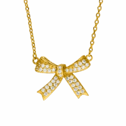 Bow Tie Halskette | 925 Echtsilber