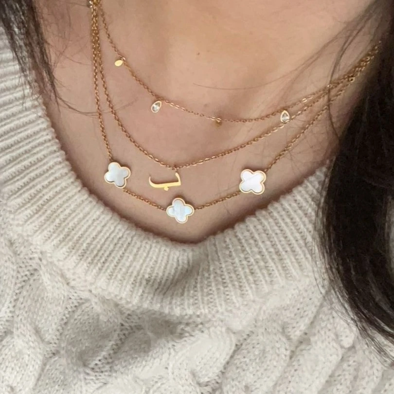 Arabic Filigran Halskette | 18K Vergoldet – Bild 3