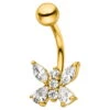 Butterfly Belly Piercing | Chirurgenstahl