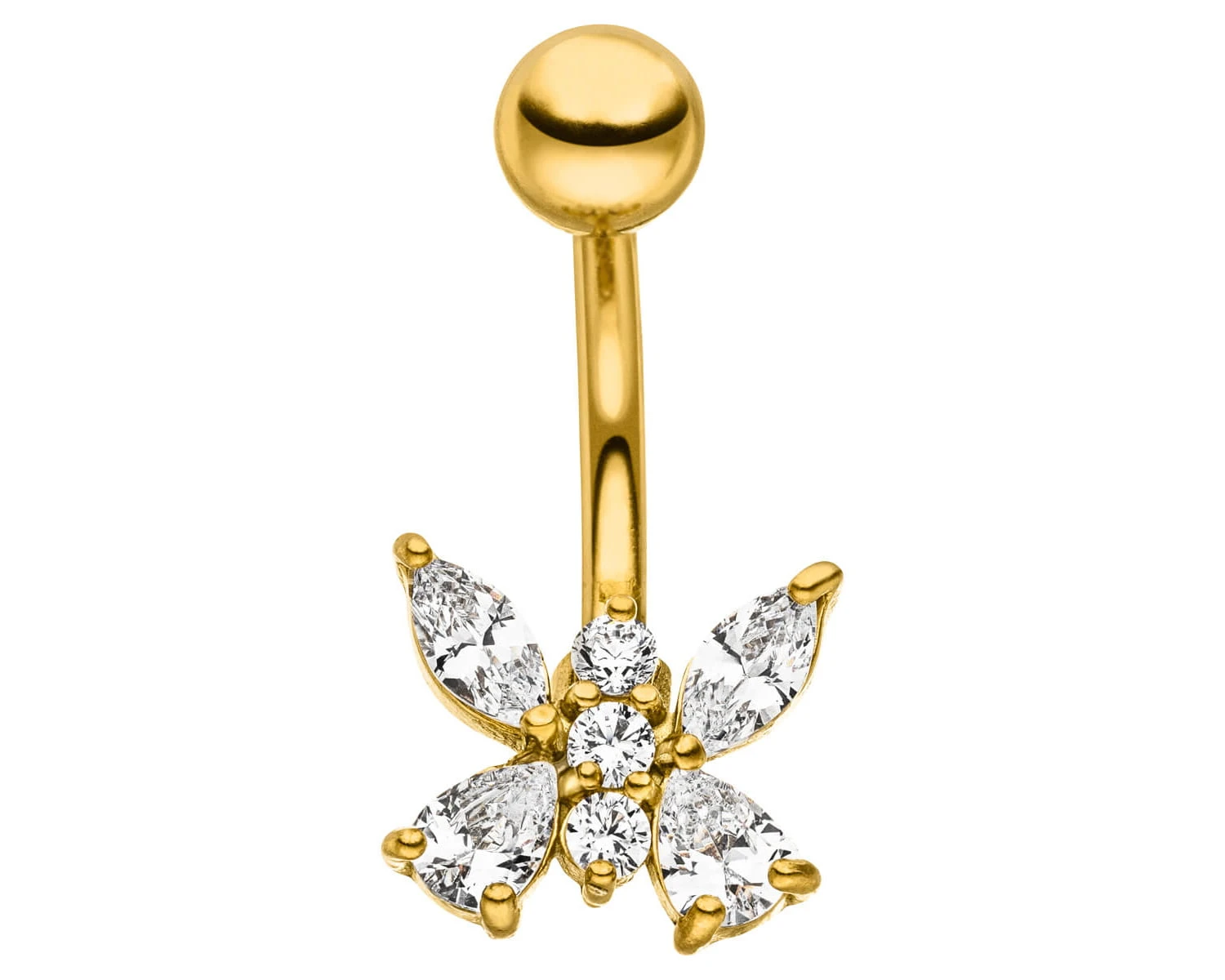 Butterfly Belly Piercing | Chirurgenstahl â Bild 3