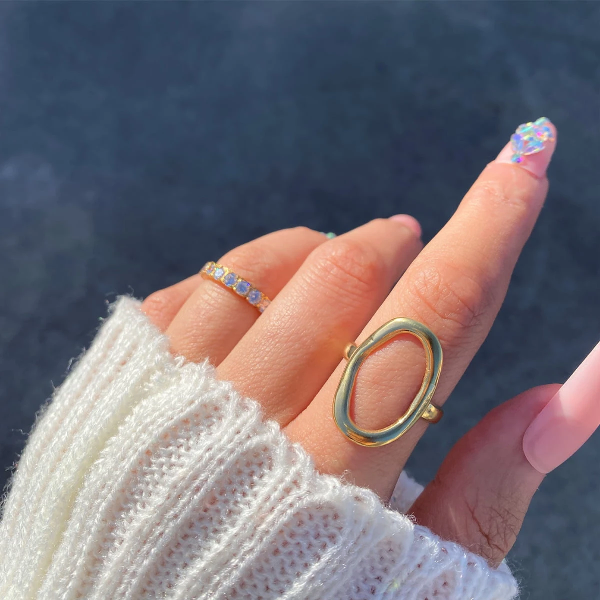 Carolina Ring | 14K Vergoldet – Bild 3