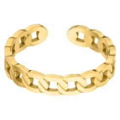 Chain Ring | 18K Vergoldet