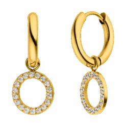Circle Ohrringe | 18K Vergoldet