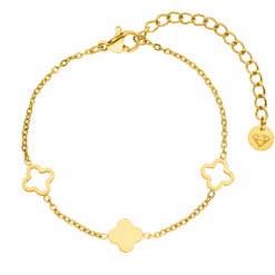 Clover Armband | 18K Vergoldet
