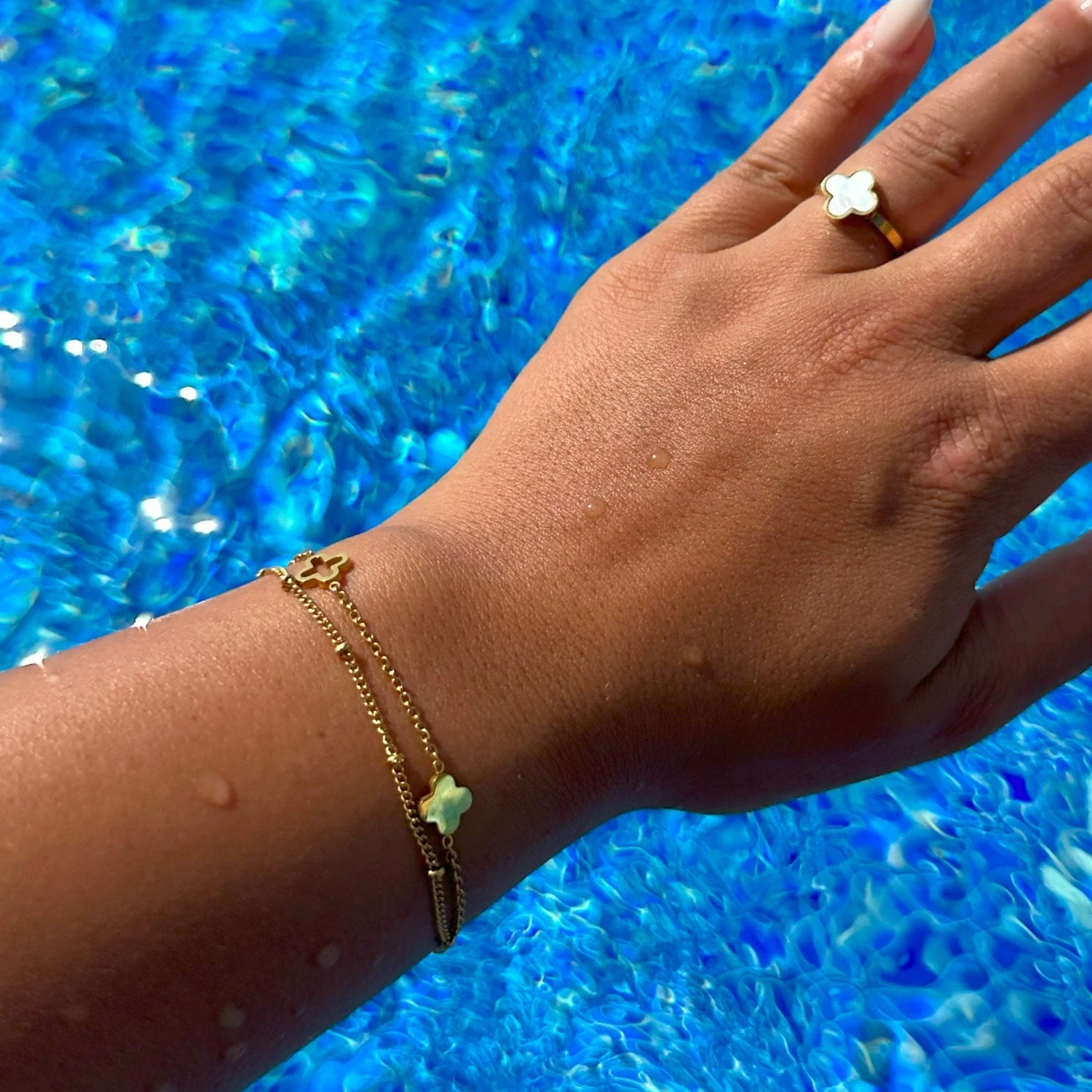 Clover Armband | 18K Vergoldet – Bild 2