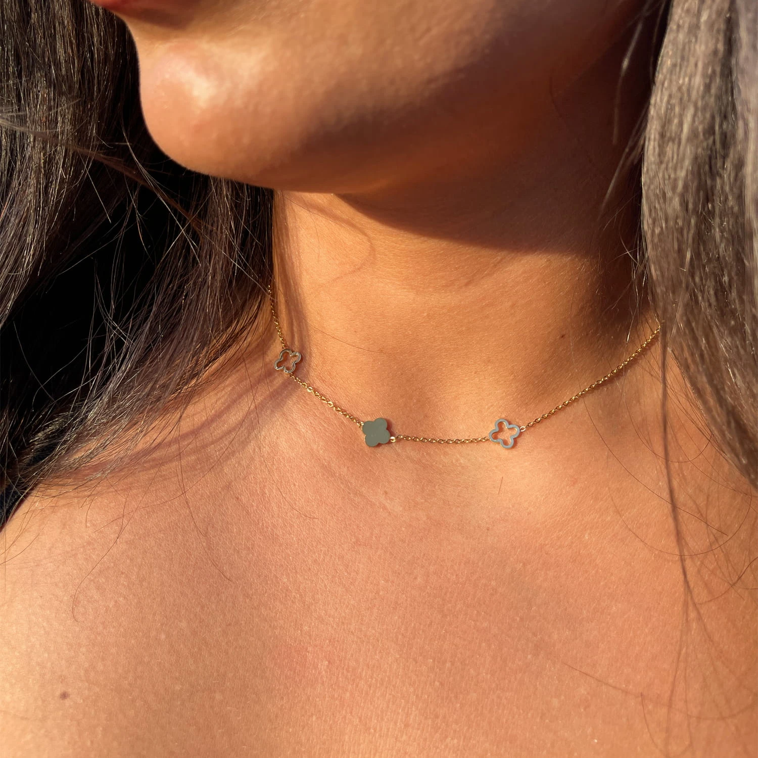 Clover Kette | 18K Vergoldet – Bild 2