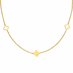 Clover Kette | 18K Vergoldet