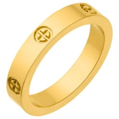 Crossed Arianna Ring | 18K Vergoldet
