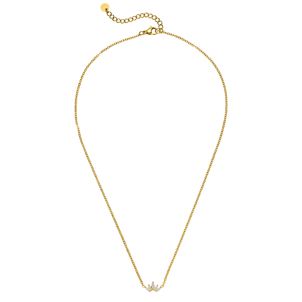 Crown Halskette | 18K Vergoldet – Bild 4