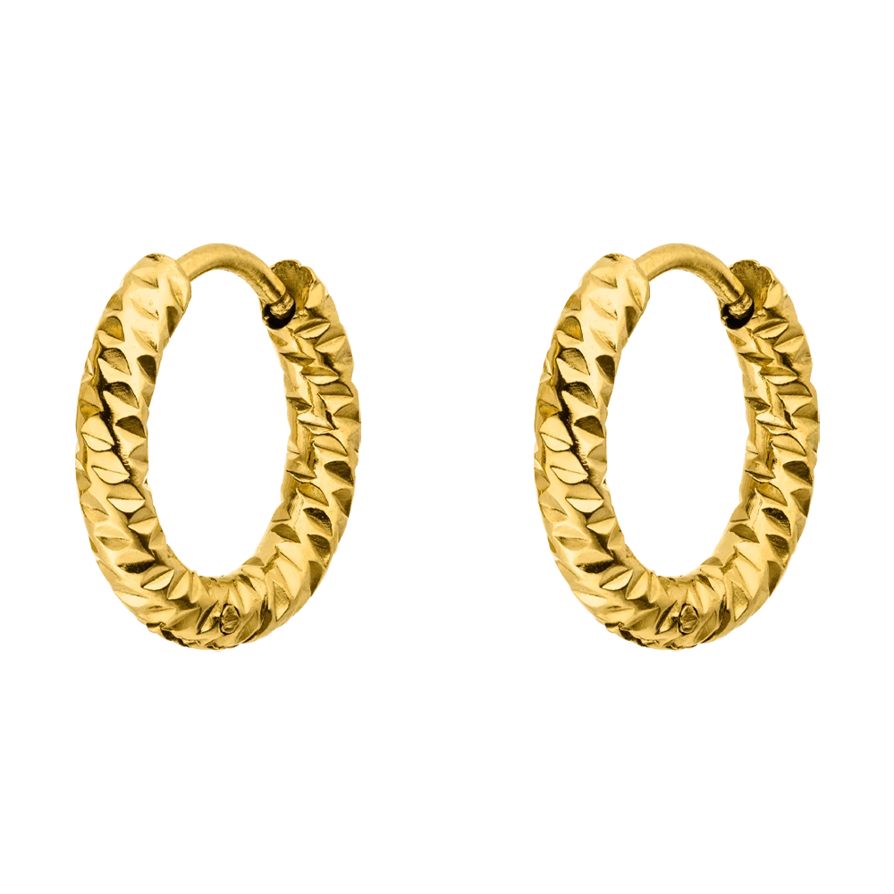 Crushed Ohrringe | 18K Vergoldet – Bild 5