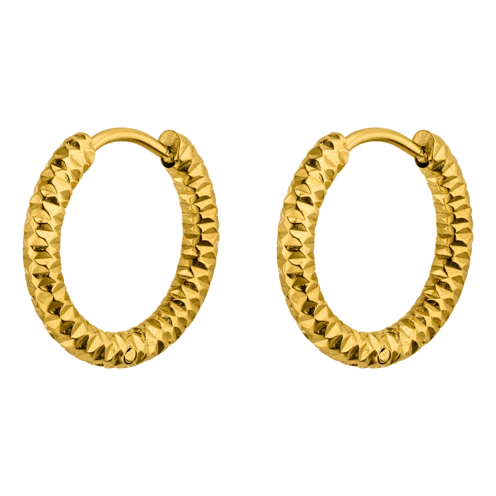 Crushed Ohrringe | 18K Vergoldet – Bild 4