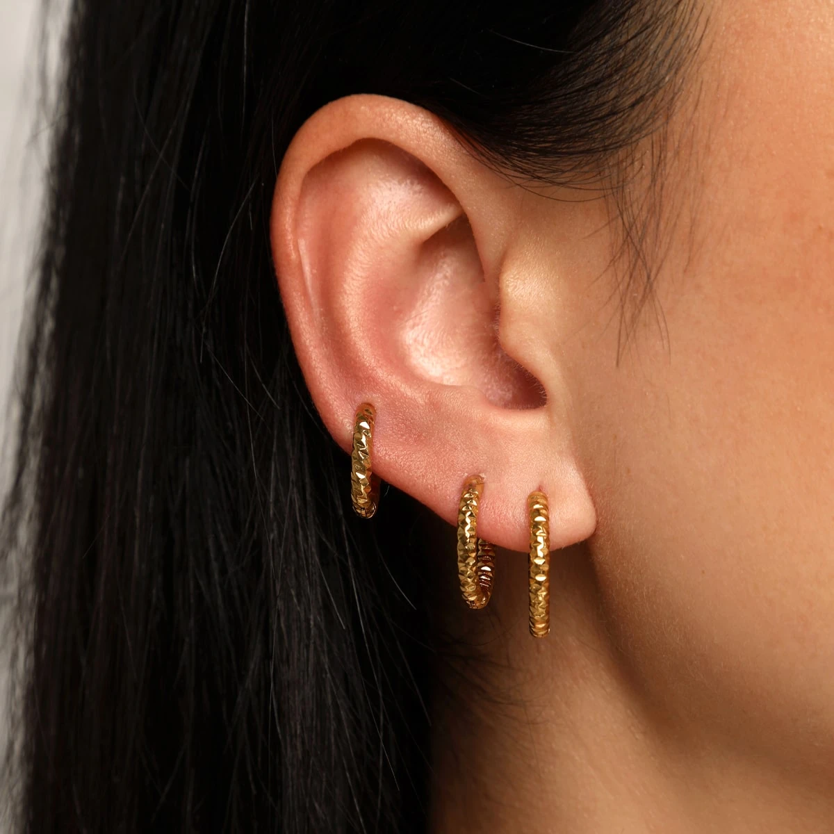 Crushed Ohrringe | 18K Vergoldet – Bild 2