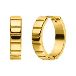 Cut Hoop Ohrringe | 18K Vergoldet