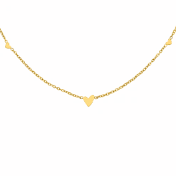 Cute Heart Halskette | 18K Vergoldet