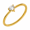 Cute Heart Ring | 18K Vergoldet