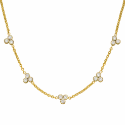 Cute Three Halskette | 18K Vergoldet