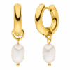 Dangling Pearl Ohrringe | 18K Vergoldet