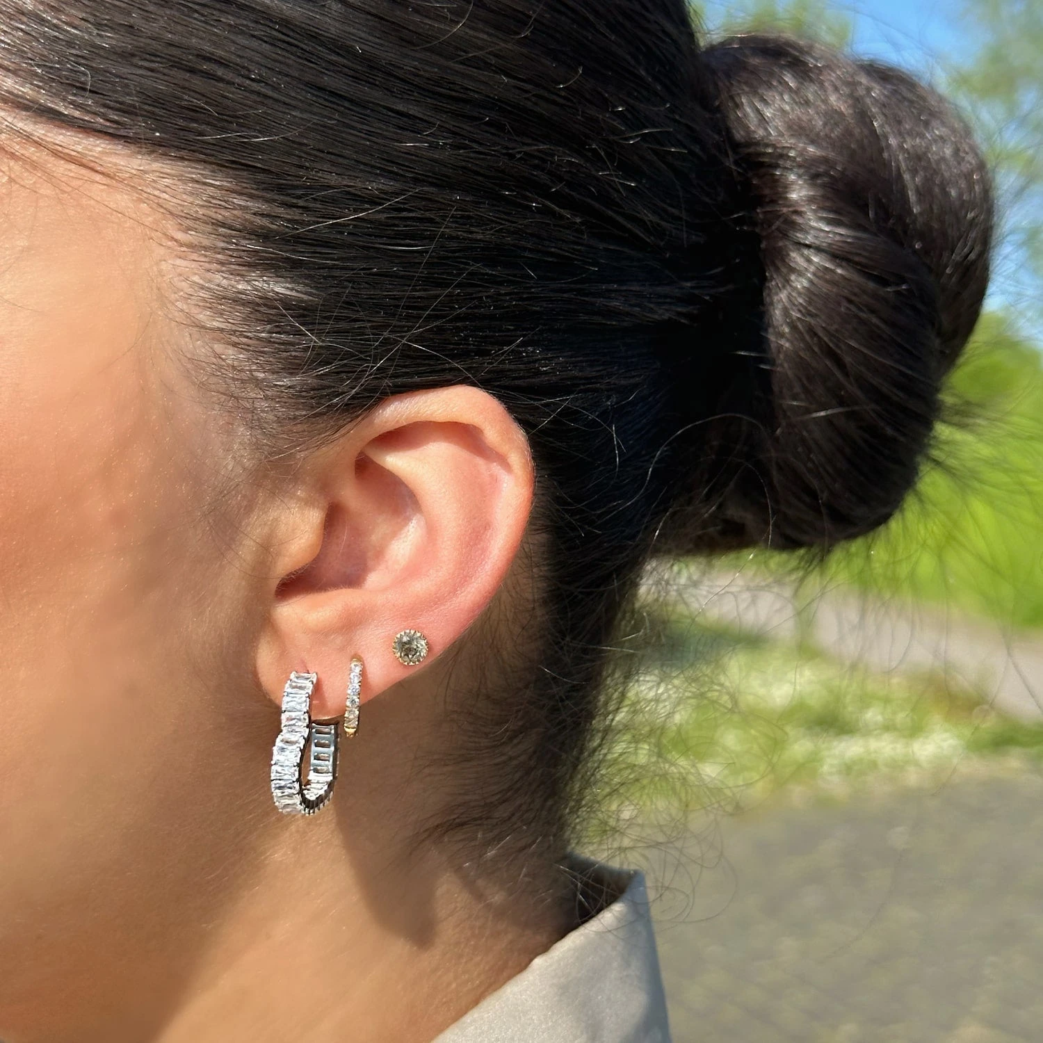 Heart Deluxe Creolen | 18K Vergoldet – Bild 6