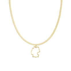 Nations Kette | 18K Vergoldet | Snake Skin