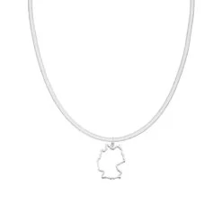 Nations Kette | Edelstahl Silber | Snake Skin