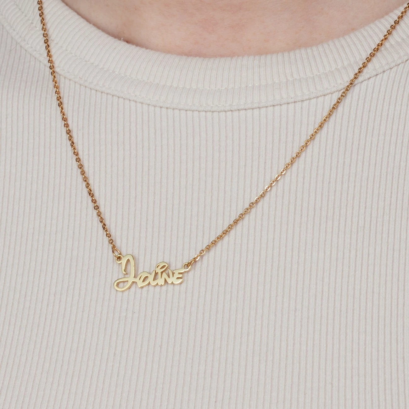 Namenskette Sidney | 18K Vergoldet – Bild 2