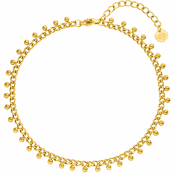 Dots Fußkette | 18K Vergoldet