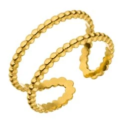 Dots Ring | 18K Vergoldet