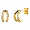 Twins Ohrstecker | 18K Vergoldet