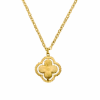 Double Clover Kette | 18K Vergoldet