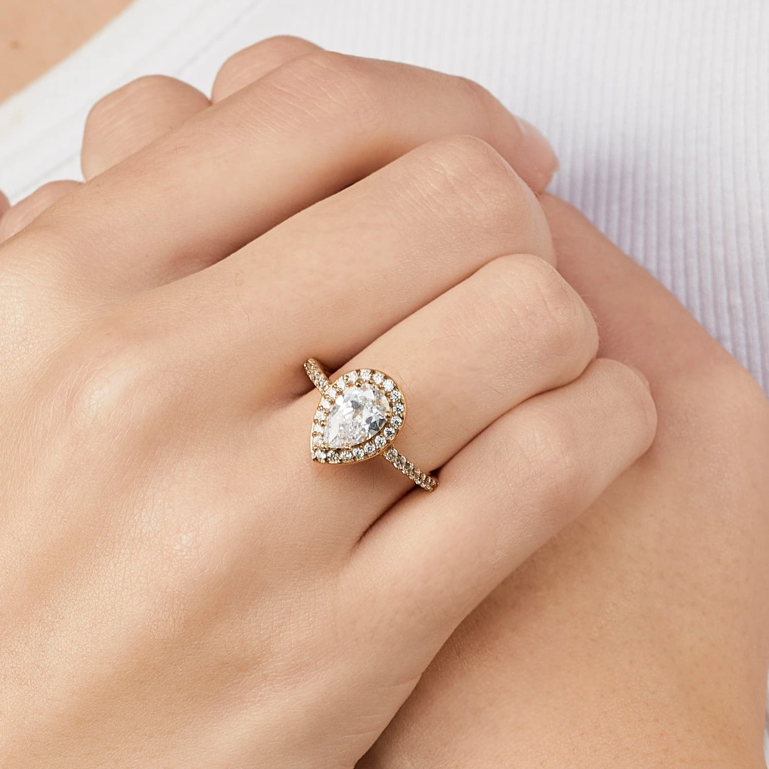 Drop Ring | 18K Vergoldet – Bild 2