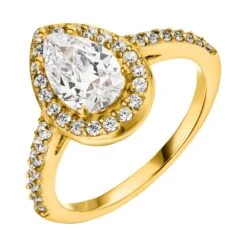 Drop Ring | 18K Vergoldet