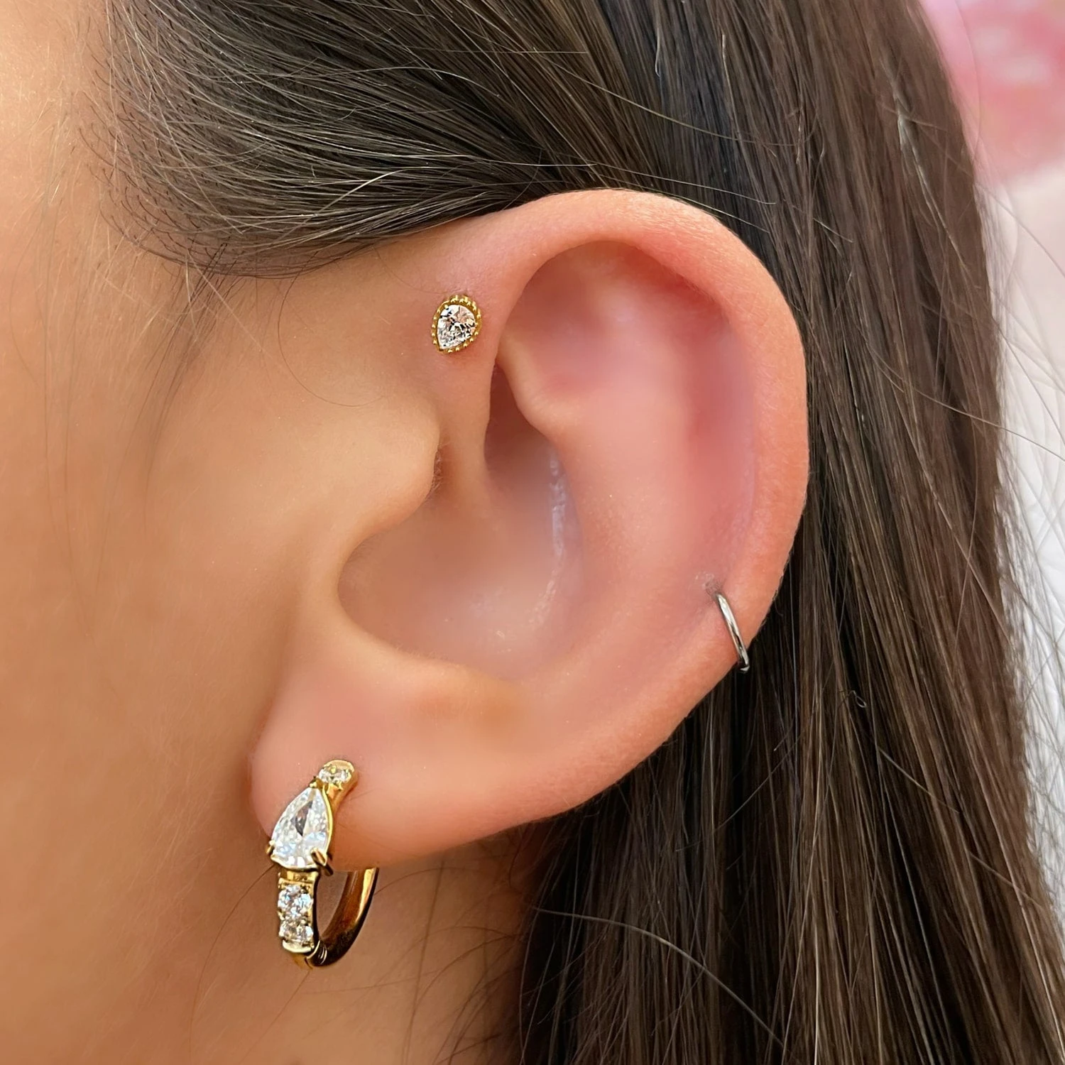 Drop Spike Piercing| Titan – Bild 3