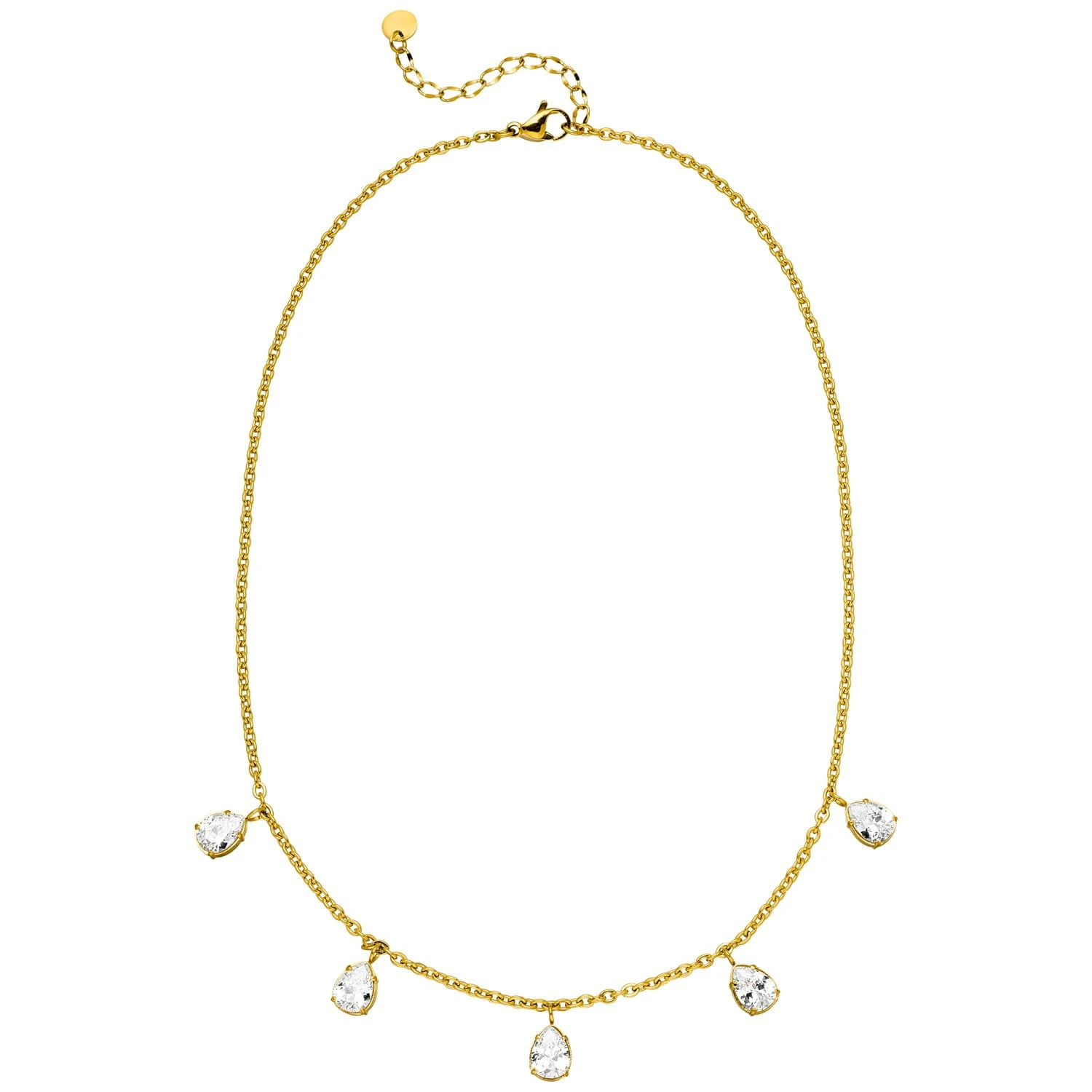 Diana Halskette | 18K Vergoldet – Bild 3