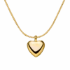 Elegant Heart Halskette | 18K Vergoldet