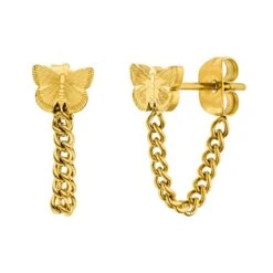 Emmelina Ohrstecker | 18K Vergoldet