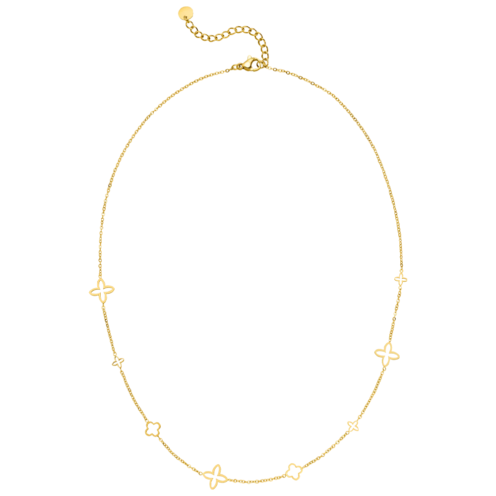 Fancy Clover Kette | 18K Vergoldet – Bild 3