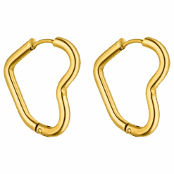 Fancy Heart Ohrringe | 18K Vergoldet