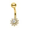 Flower Belly Piercing | Chirurgenstahl