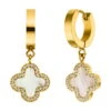 Glow Clover Ohrringe | 18K Vergoldet