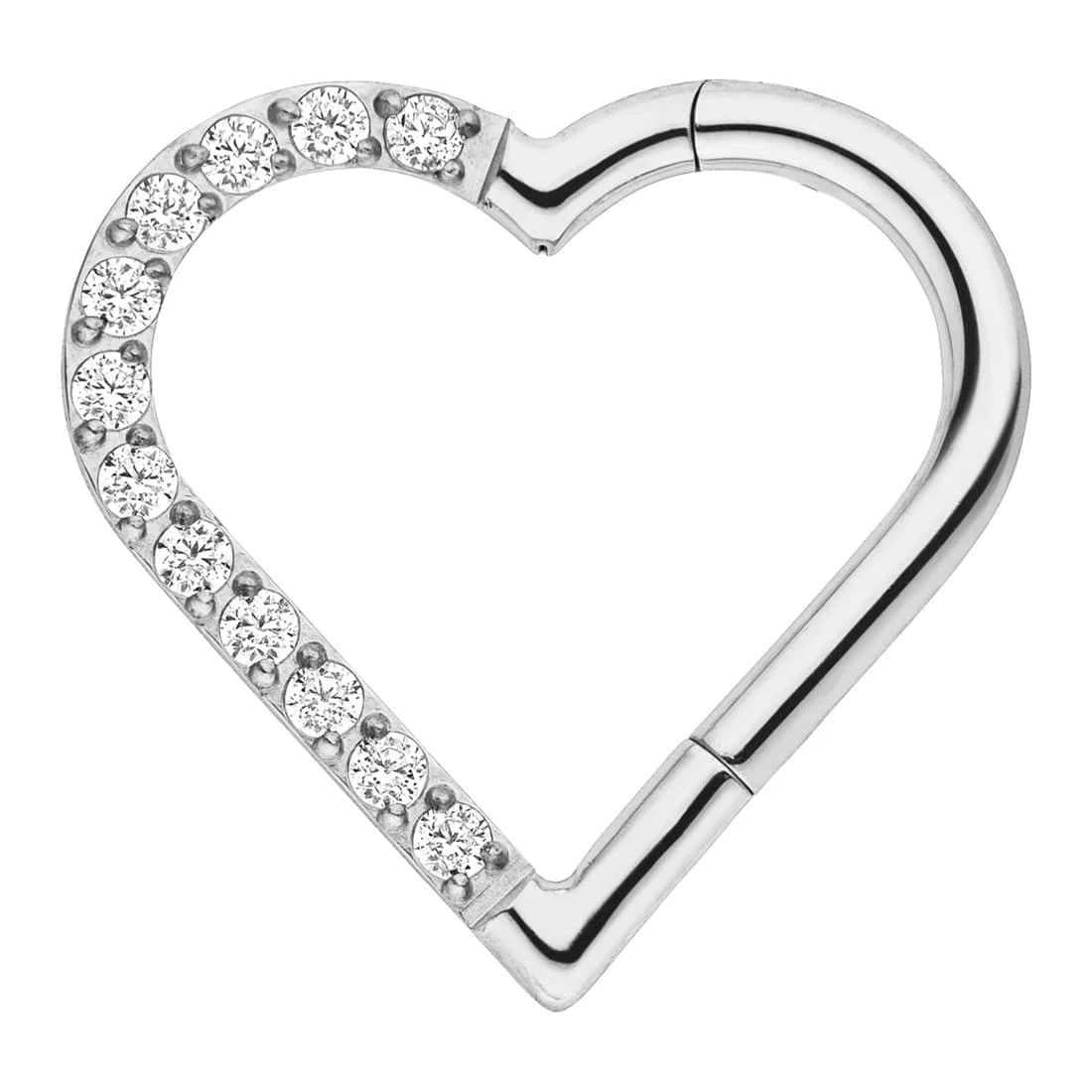 Heart Clicker Piercing | Titan – Bild 4