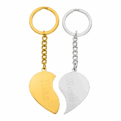 Freundschaft Schlüsselanhänger | Gold-Silber