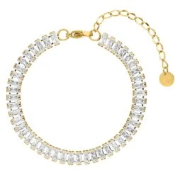 Icy Crystal Armband | 18K Vergoldet