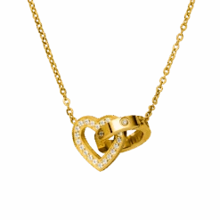 Infinity Love Kette | 18K Vergoldet