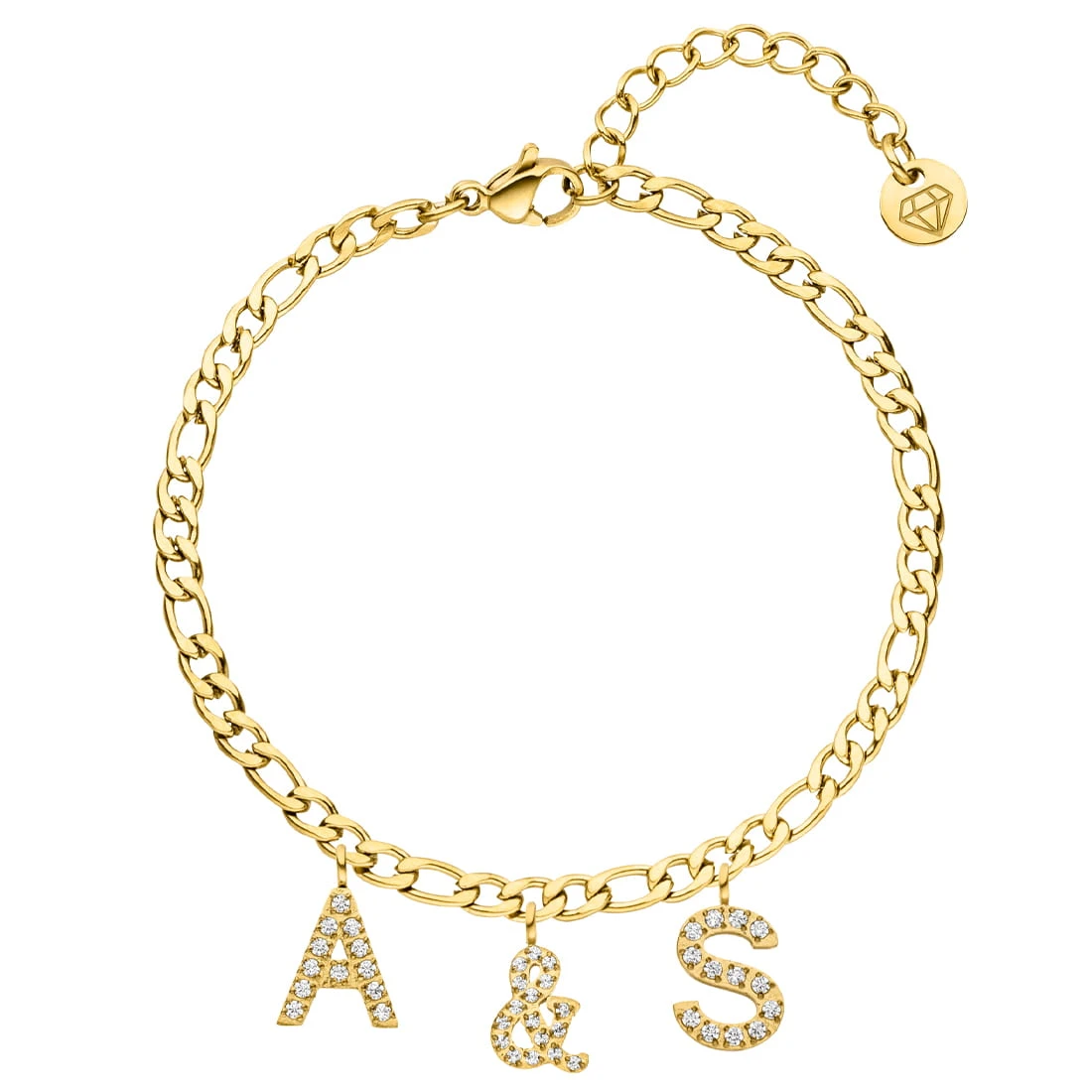 Initiale Armband | 18K Vergoldet – Bild 5