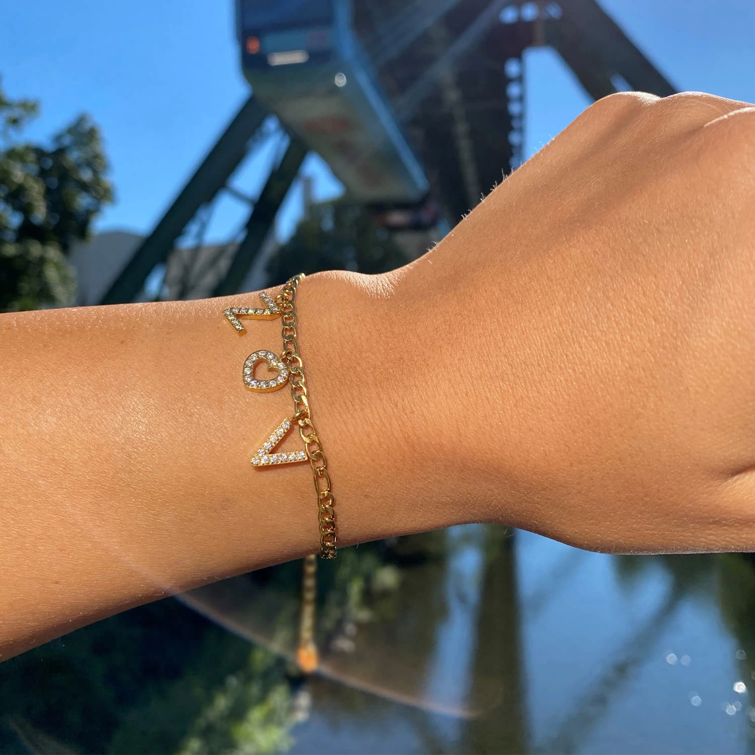 Initiale Armband | 18K Vergoldet – Bild 2